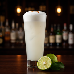 Pisco sour copa flauta 2